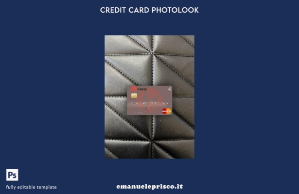 stile verificato Kazakistan Kaspi Bank modello frontale photolook mastercard